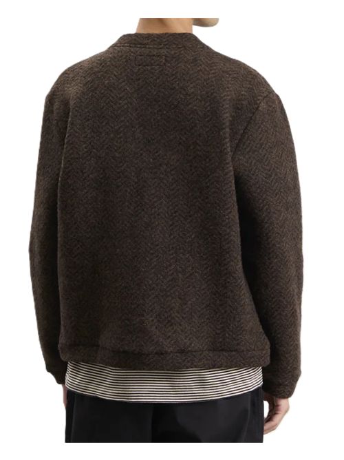 Wool Fleece Advance Cardigan marron Universal Works. | 35788BROWN